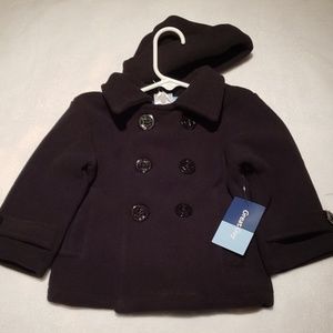 HOST PICK!!NWT - Boys Soft Peacoat & Matching Hat